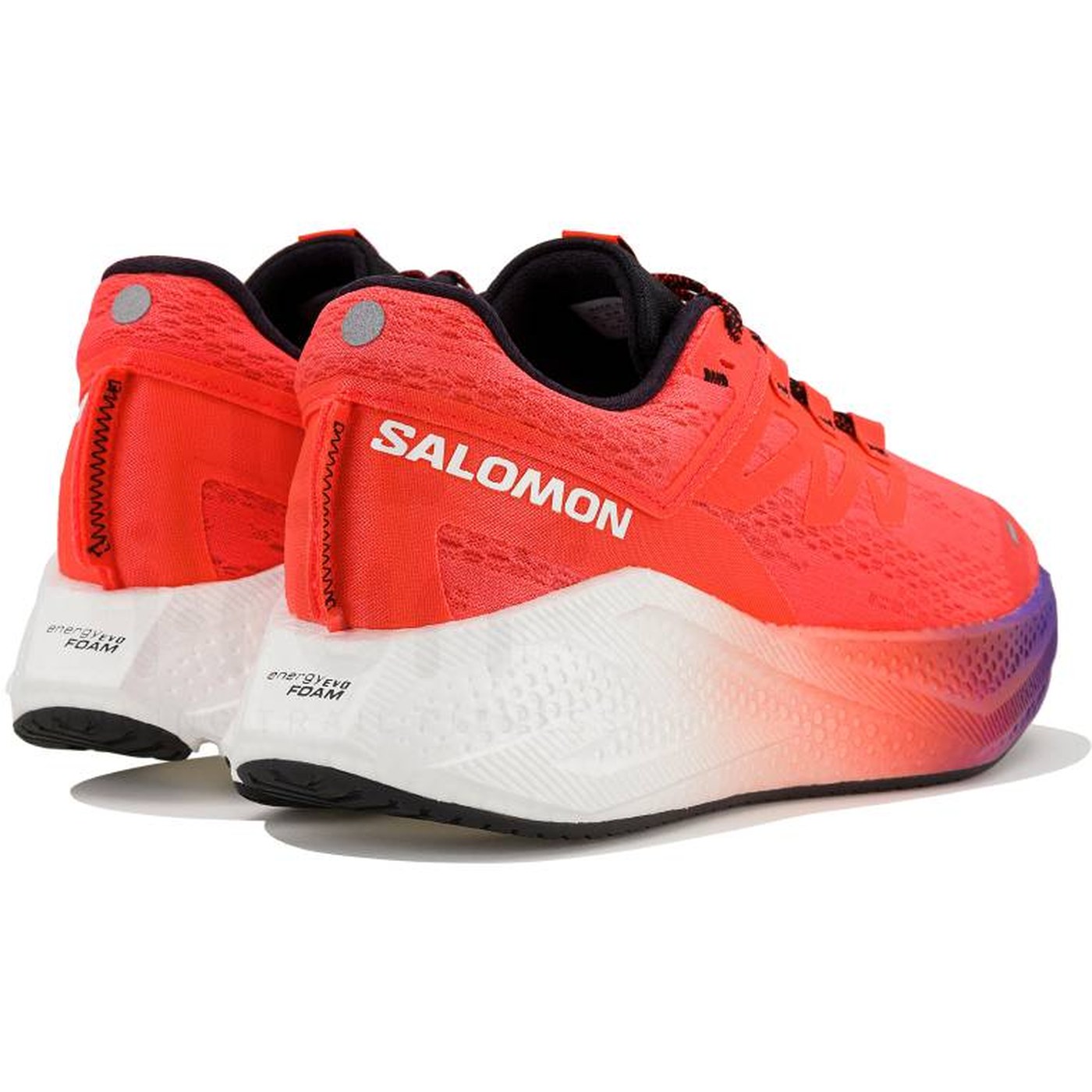 Salomon Aero Glide 3, détail du talon et de la mousse Energy Foam Evo