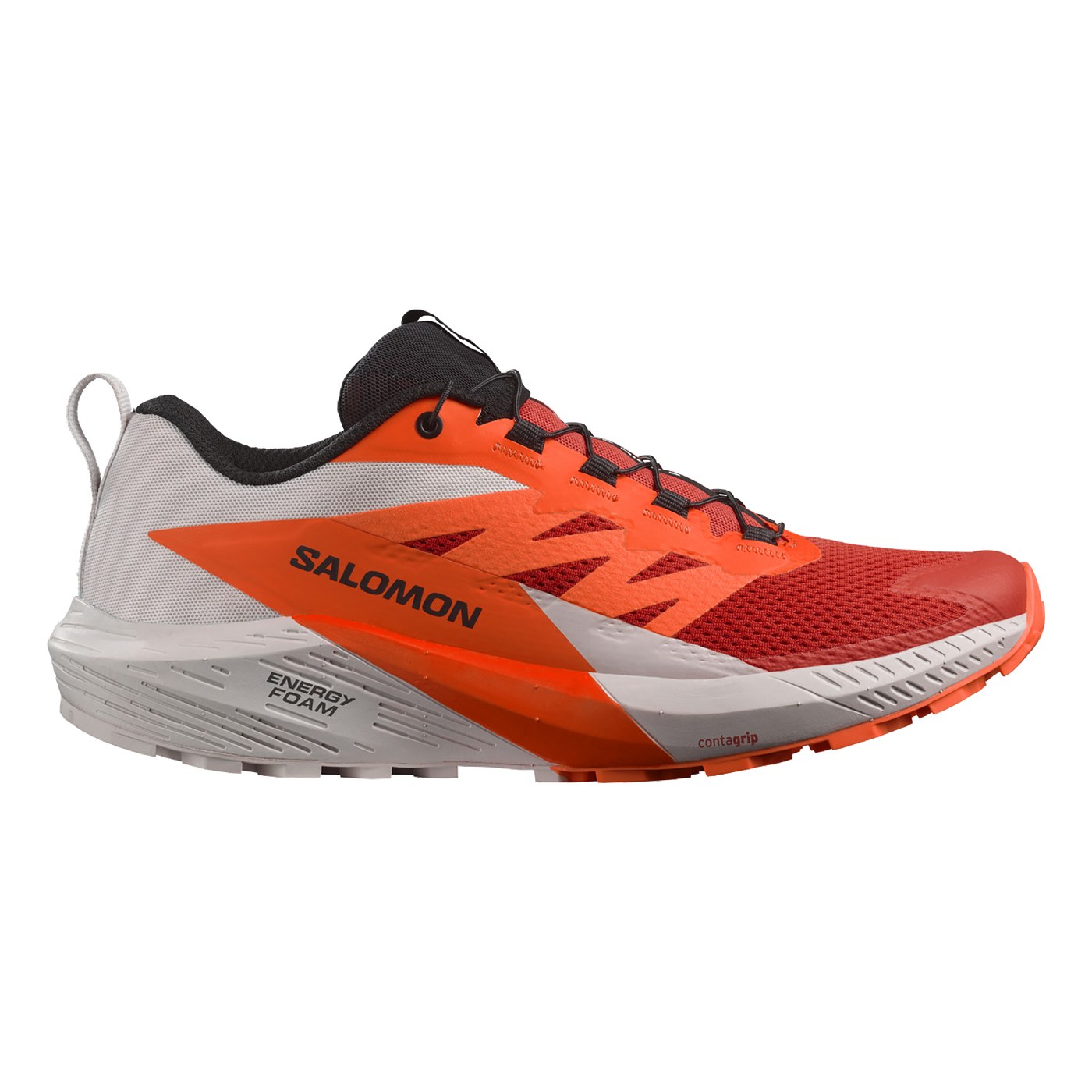 Salomon Sense Ride 5 vue de profil latéral avec logo SALOMON