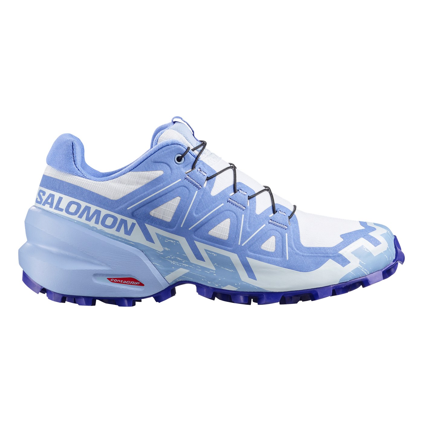 Salomon Speedcross 6, vue de profil latéral montrant le drop 10 mm