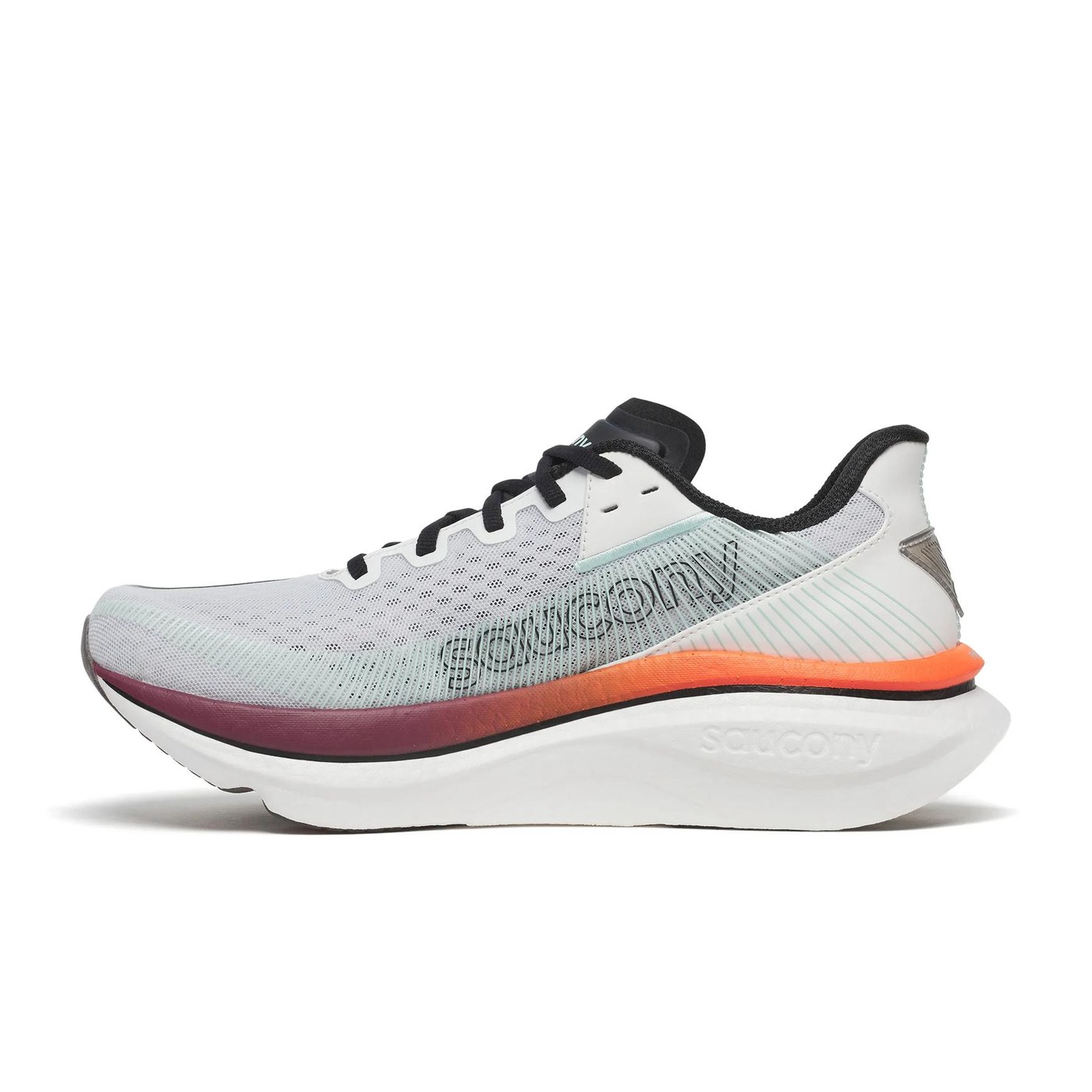 Saucony Endorphin Azura profil logo saucony sur la tige