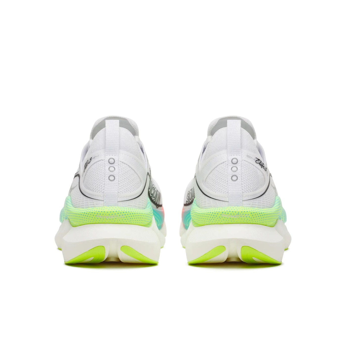 Vue arrière des talons de la Saucony Endorphin Elite 3