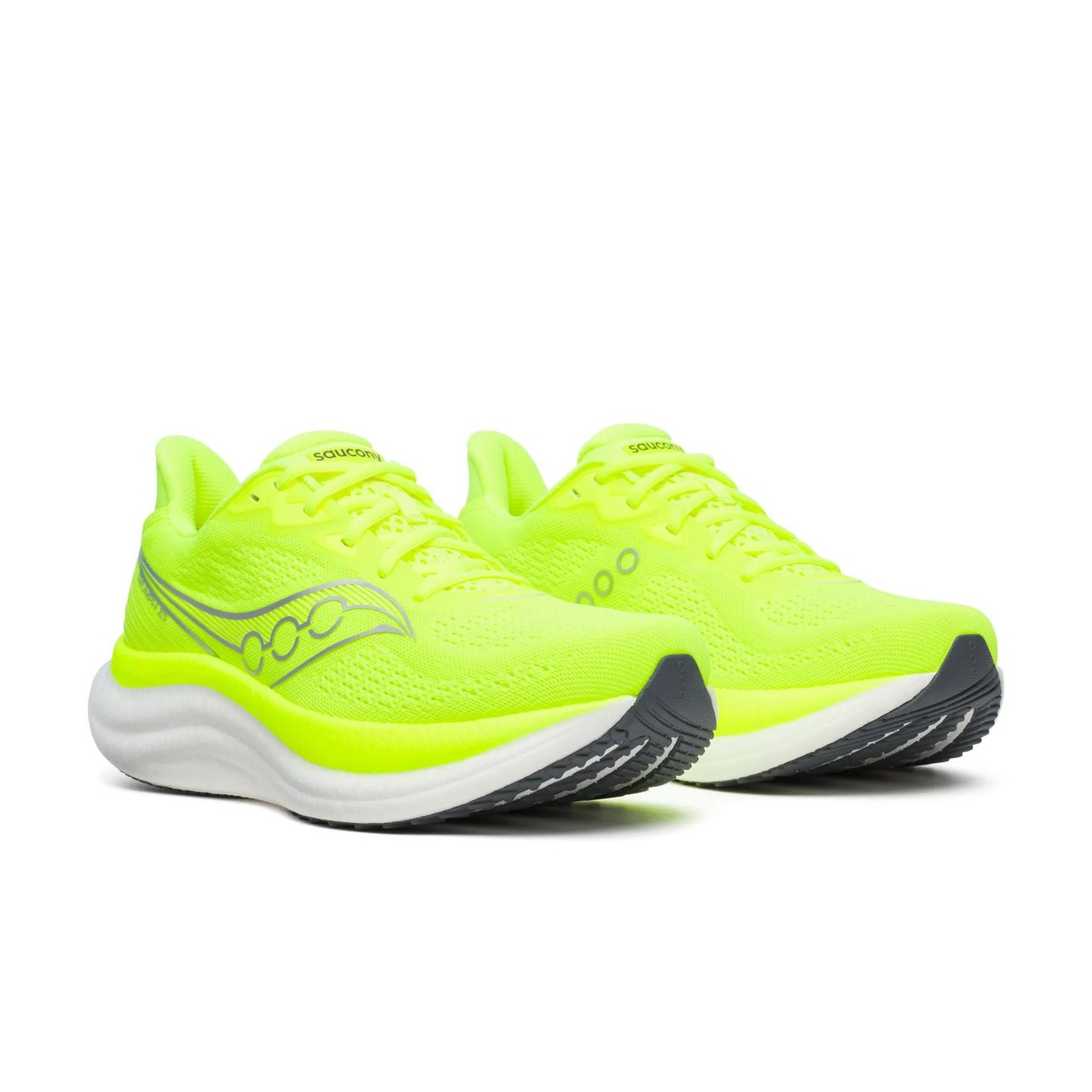 Saucony Triumph 23 vue avec semelle PWRRUN PB visible