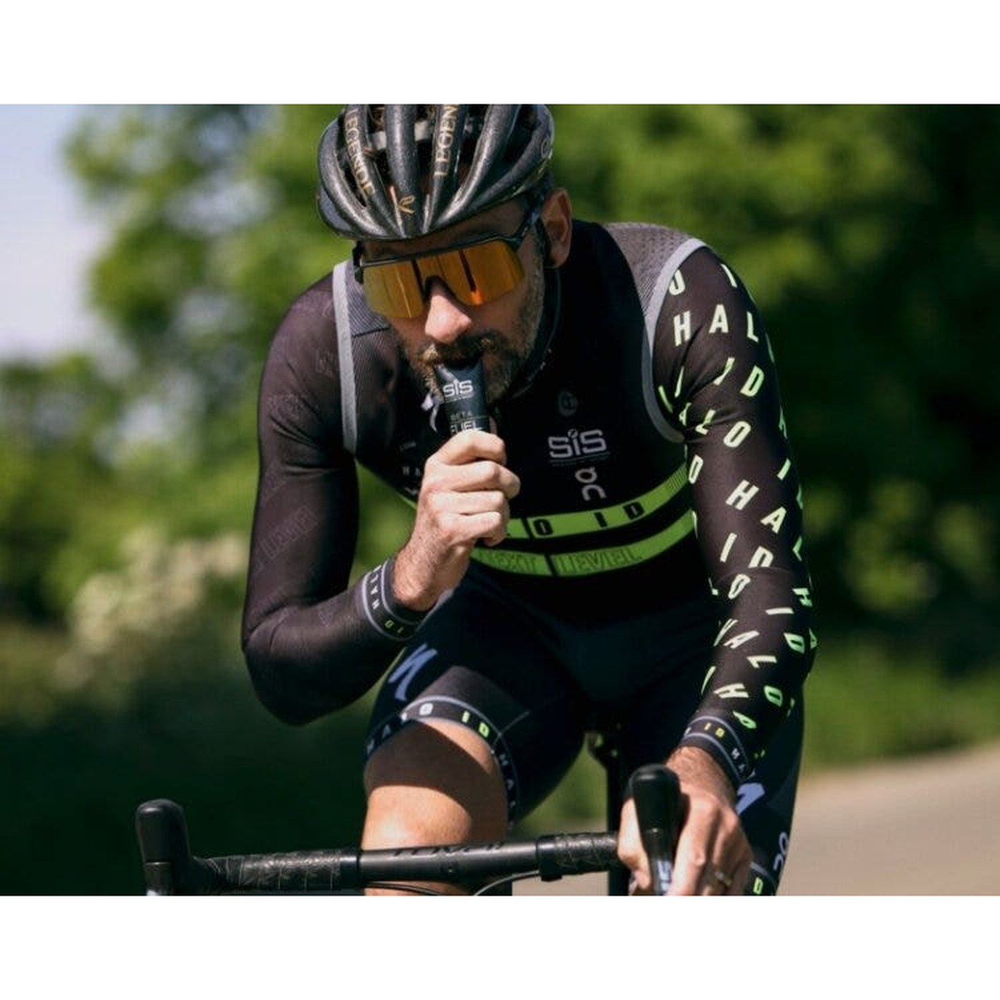 SiS Beta Fuel consomme par un cycliste a l'effort