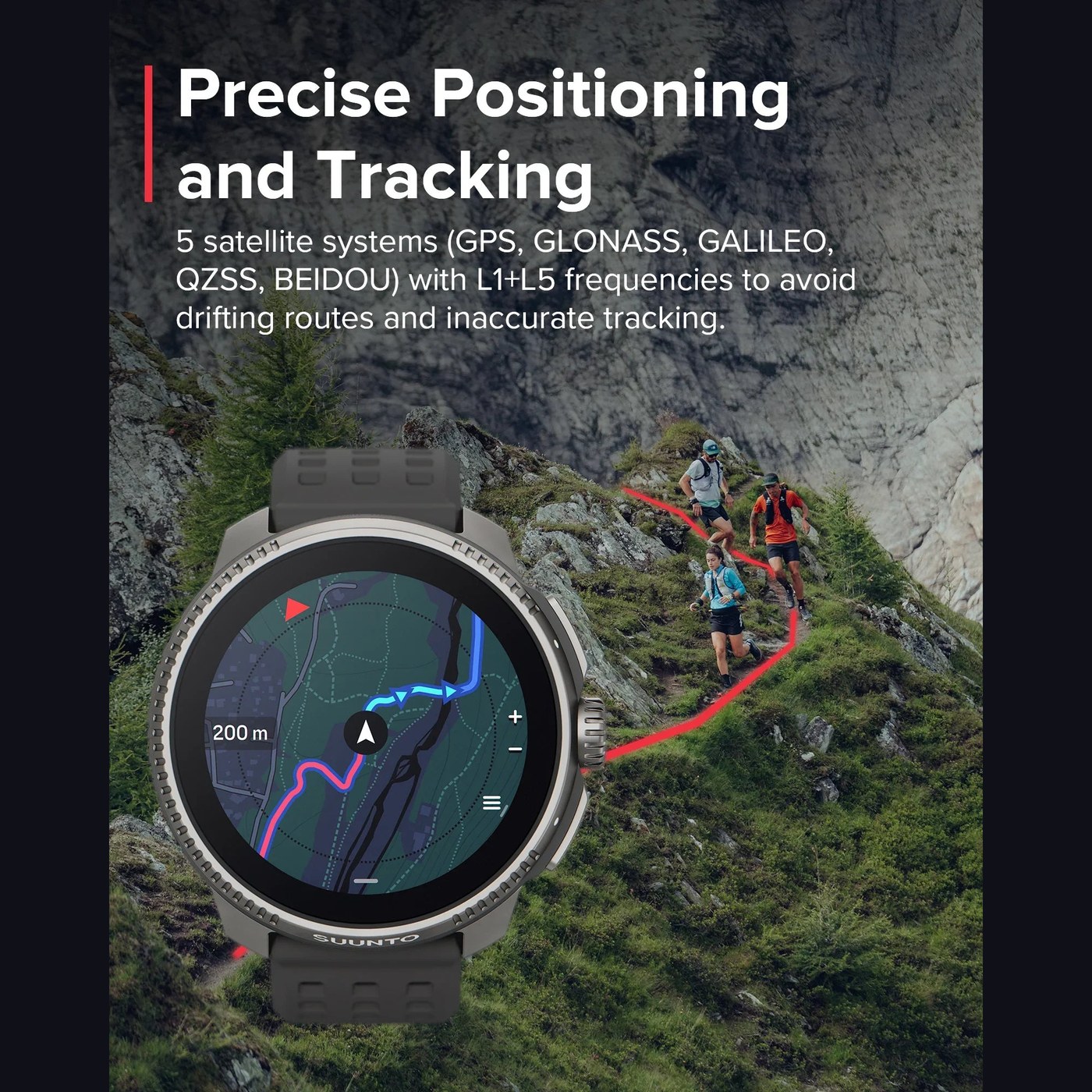 Suunto Race, cartographie et navigation en contexte trail