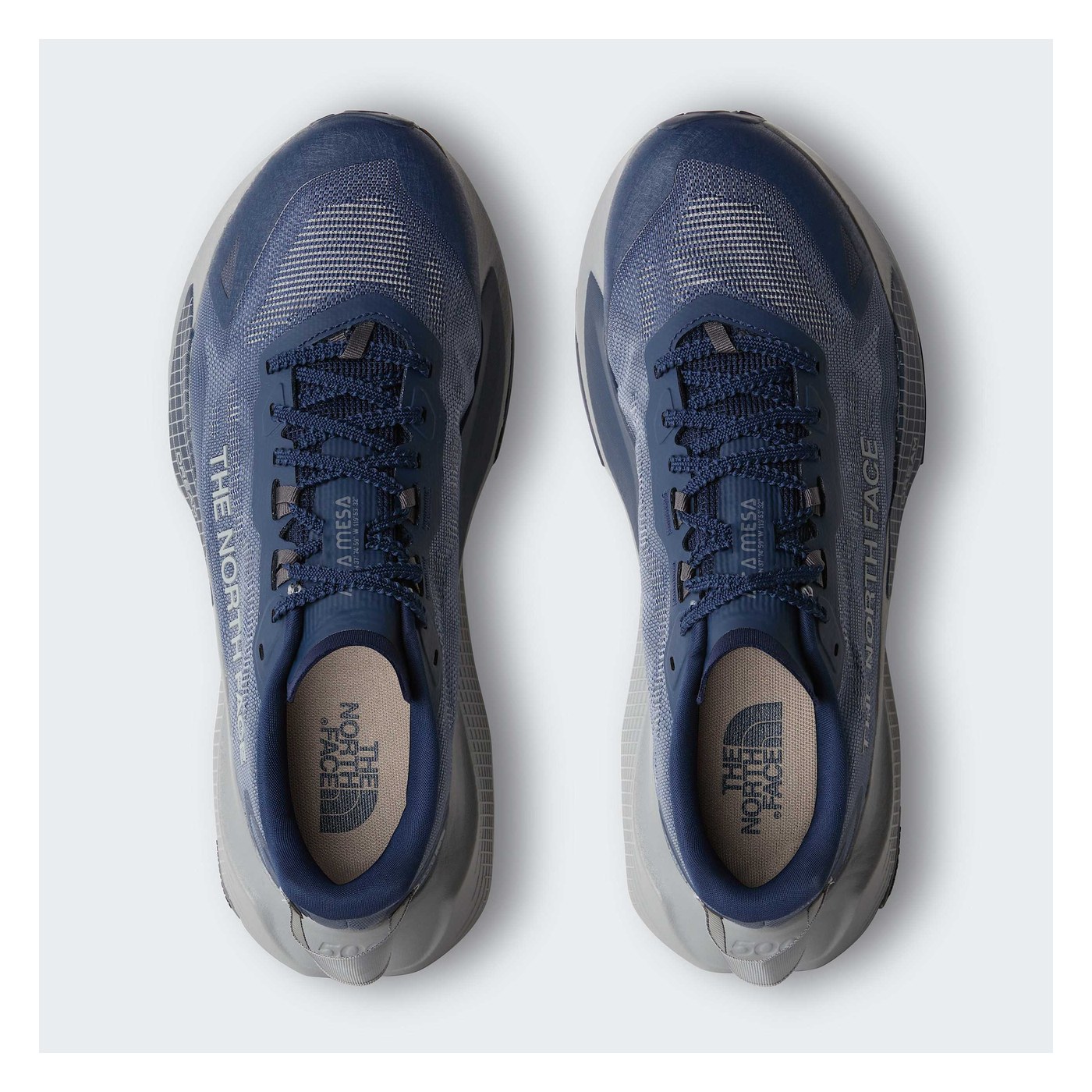 Vue de dessus de la The North Face Altamesa 500 V2, tige sans couture et semelle interne