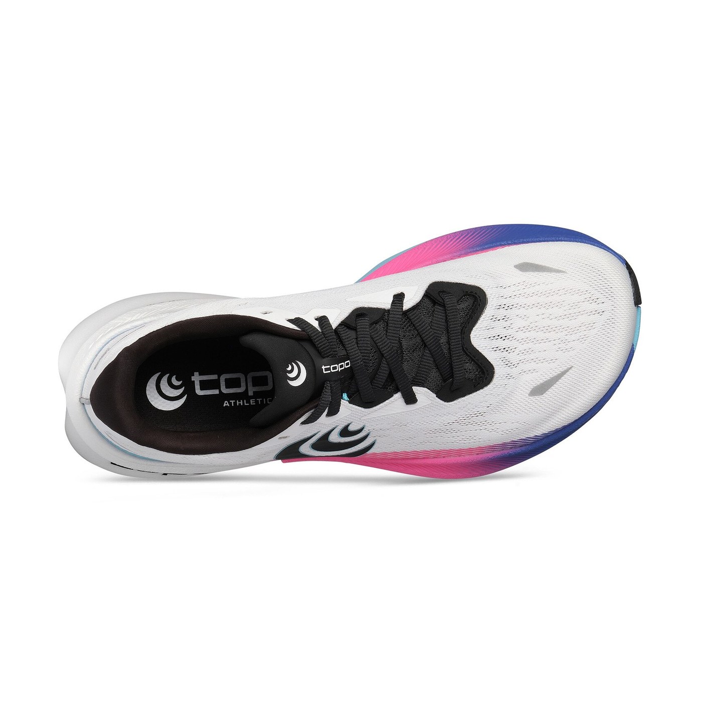 Topo Athletic Specter 3 vue de dessus avec laçage