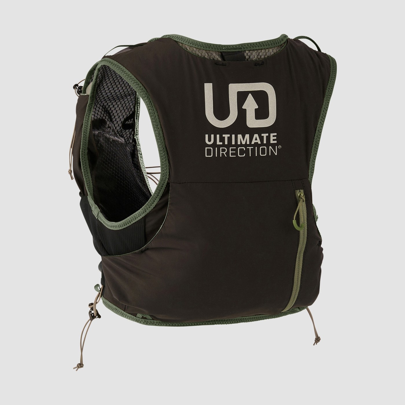 Ultimate Direction Race Vest 6L vue de dos avec logo UD