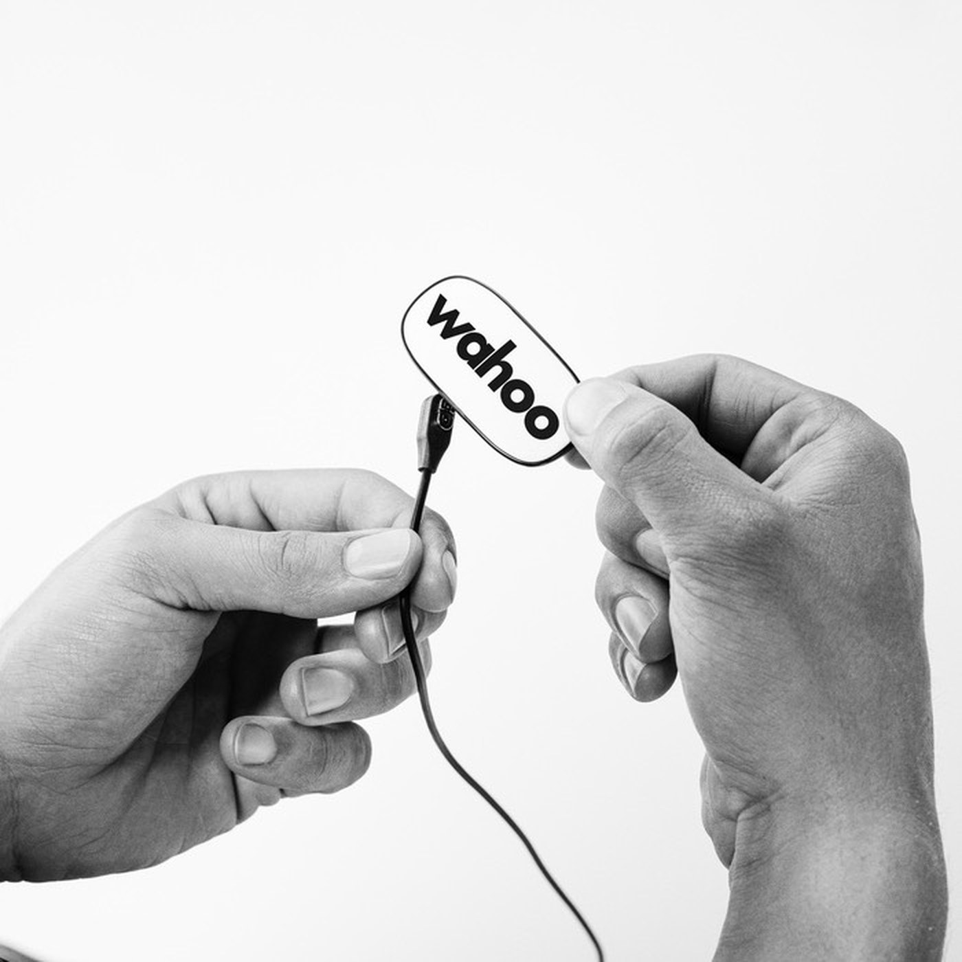 Wahoo TRACKR Heart Rate, détail de la charge magnétique
