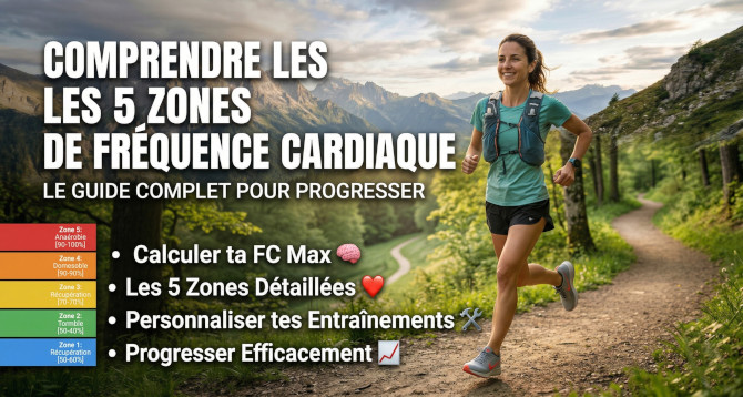 Zones de fréquence cardiaque en running